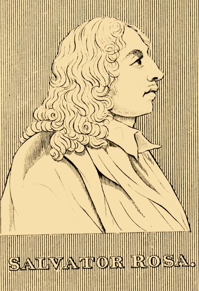 Salvator Rosa, 1615-1673, 1830. av Unbekannt