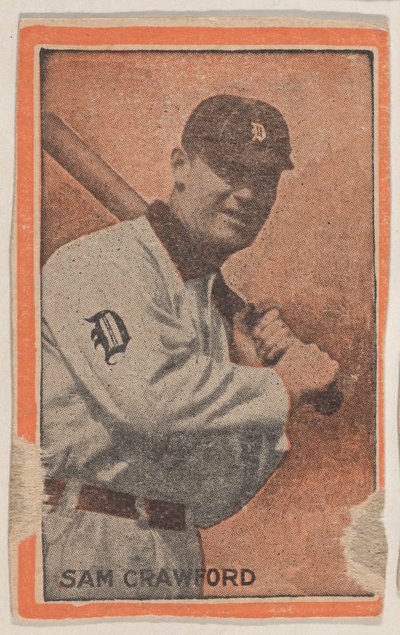 Sam Crawford, fra Baseball Players-settet W500 Orange Borders, 1910. av Unbekannt