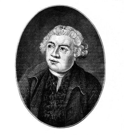 Samuel Foote , engelsk dramatiker, skuespiller og teatersjef, c1875 1878 av Unbekannt