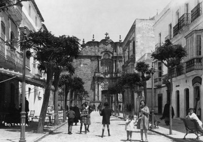 San Mateo-kirken, Tarifa, Andalusia, Spania, c1920-c1930s av Unbekannt