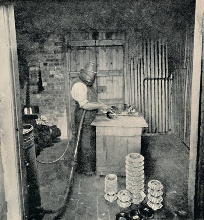 Sandblåsende tannhjul, c1917 av Unbekannt