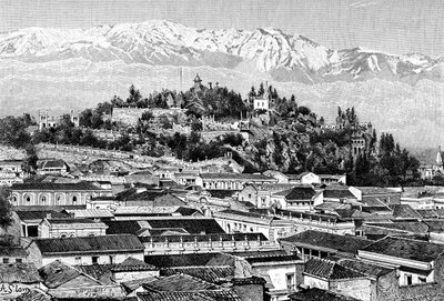 Santiago, Chile, 1895 av Unbekannt