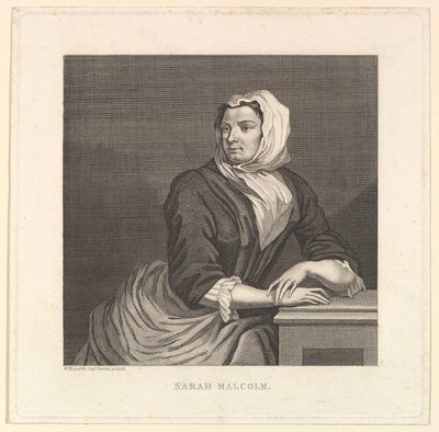 Sarah Malcolm, sent på 1700- og 1800-tallet. av Unbekannt