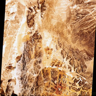 Satellitter, Jordobservasjon, USA Landsat-bilde i falske farger av jorden av Unbekannt