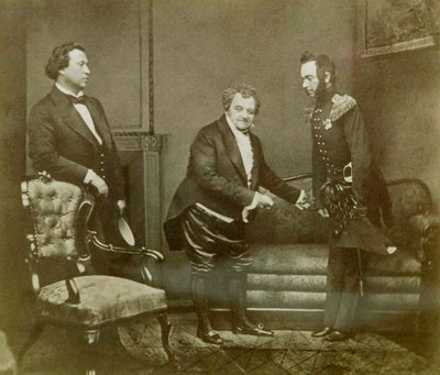 Scene fra Aleksandr Griboyedovs skuespill Ve fra Wit, Maly Theatre, Moskva, Russland, 1850 av Unbekannt