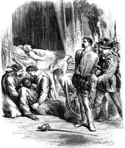 Scene fra Shakespeares Othello, 1800-tallet av Unbekannt