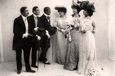 Scene fra Three Little Maids, tidlig på 1900-tallet av Unbekannt