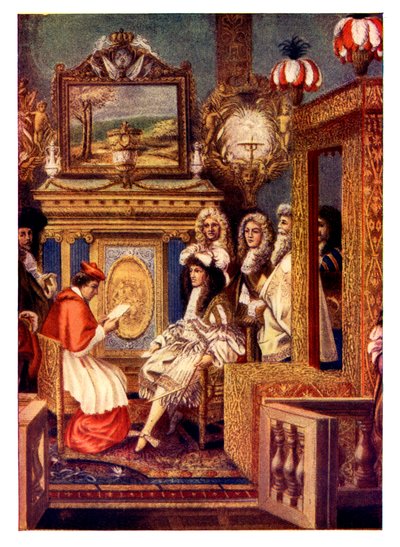 Scene fra en fransk domstol, 1800-tallet av Unbekannt