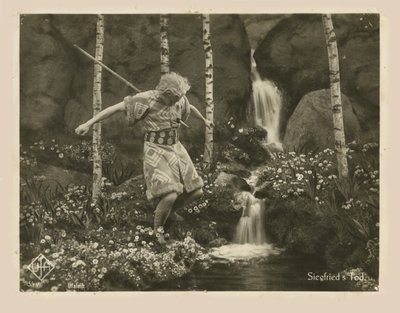 Scene fra filmen Die Nibelungen: Siegfried av Fritz Lang, 1924. av Unbekannt