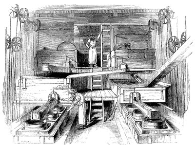 Scene i en keramikkfabrikk i Staffordshire, c1851 av Unbekannt