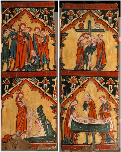 Scenes from the Life of Christ: Arrest of Christ, Christ in Limbo, Descent from the Cross..., 13th c    1203691   no       norwegian Successfully Translated  Original: Gezicht op het Pantheon te Rome Translat: Gezicht op het Pantheon te Rome 1386757 no nor av Unbekannt