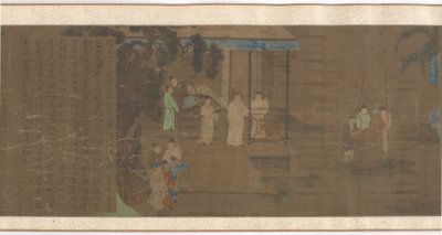 Scener fra The Lives of Famous Men del 2, Ming-dynastiet, 1500-1600-tallet. av Unbekannt