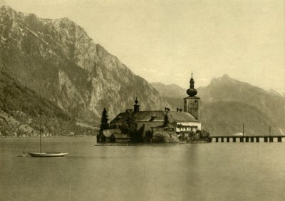 Ort slott, Traunsee, Øvre Østerrike, c1935. av Unbekannt
