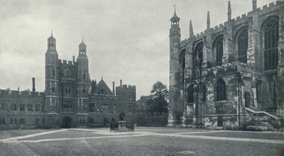 Skolegård og kapell, 1926 av Unbekannt