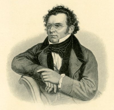 Schubert, ca 1820-tallet, 1907. av Unbekannt