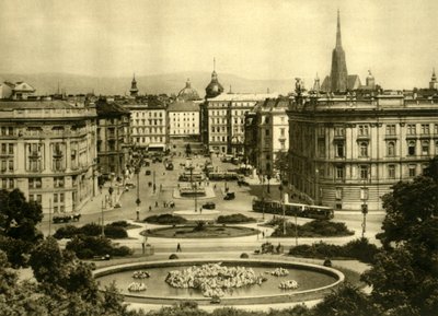 Schwarzenbergplatz, Wien, Østerrike, c1935. av Unbekannt