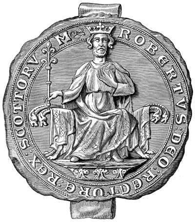 Segl fra Robert the Bruce, konge av Skottland, 1300-tallet 1892 av Unbekannt