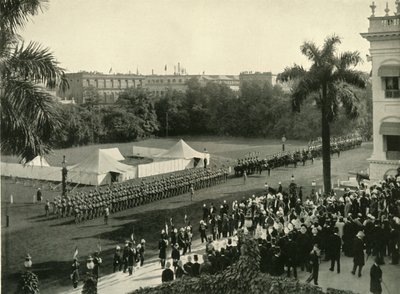 Andre ankomst av Lord Curzon til regjeringshuset, 1904, 1925. av Unbekannt