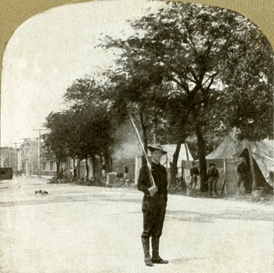 Seventh Regiment National Guard ... leir på Lincoln Square, Oakland, Cal., 1906. av Unbekannt