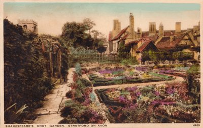Shakespeares Knot Garden, Stratford-Upon-Avon, c1910. av Unbekannt