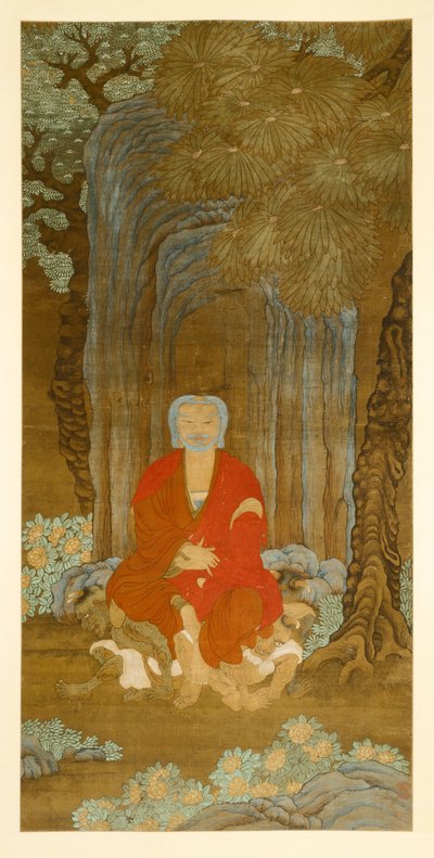 Shakyamuni under Bodhi-treet, 1600-50. av Unbekannt