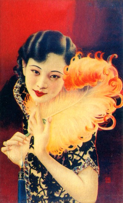 Shanghai reklameplakat, c1930-tallet av Unbekannt