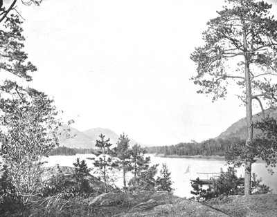 Shelving Rock Mountain, Lake George, New York State, USA, c1900. av Unbekannt