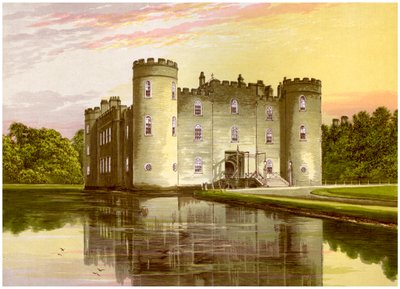 Shirburn Castle, Oxfordshire, hjemmet til jarlen av Macclesfield, c1880 av Unbekannt