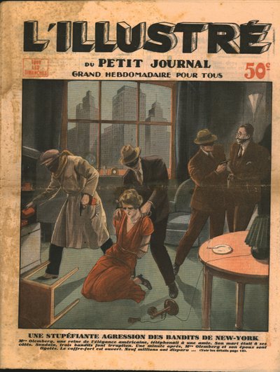 Sjokkerende ran av banditter i New York, 1932. av Unbekannt