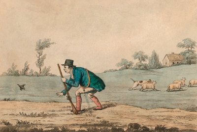 Skytescene, 1813. av Unbekannt
