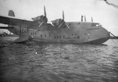 Short Empire-flybåten Corinthian, Alexandria, Egypt, c1938-c1941 av Unbekannt