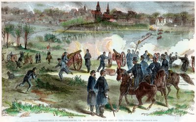 Beleiring av Fredericksburg, Virginia, amerikansk borgerkrig, c1864-c1865 av Unbekannt