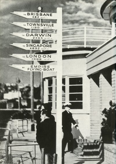 Veiviser ved Rose Bay, Sydney, Australia, c1939-c1944 1946. av Unbekannt