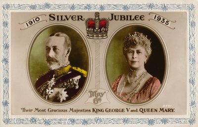 Sølvjubileum 1910-1935, 6. mai - King George V og Queen Mary, 1935. av Unbekannt