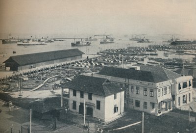 Singapore havn er alltid overfylt med skipsfart av mange typer og nasjonaliteter, 1937 av Unbekannt
