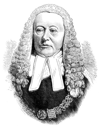 Sir Alexander Cockburn, Lord Chief Justice of England, sent på 1800-tallet av Unbekannt