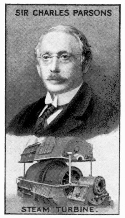 Sir Charles Algernon Parsons, irsk ingeniør, c1924 av Unbekannt