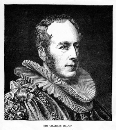 Sir Charles Bagot, engelsk diplomat, 1800-tallet av Unbekannt
