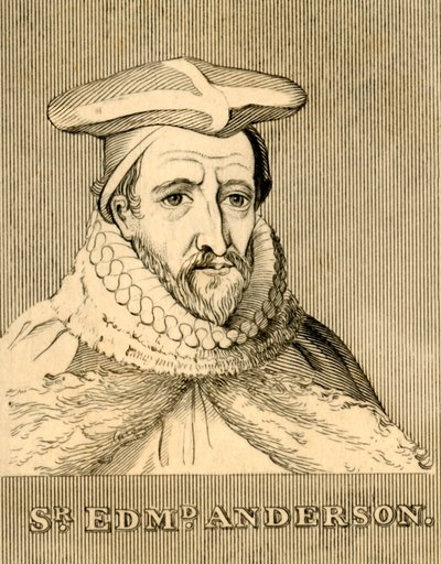 Sir Edmund Anderson, 1530-1605, 1830. av Unbekannt