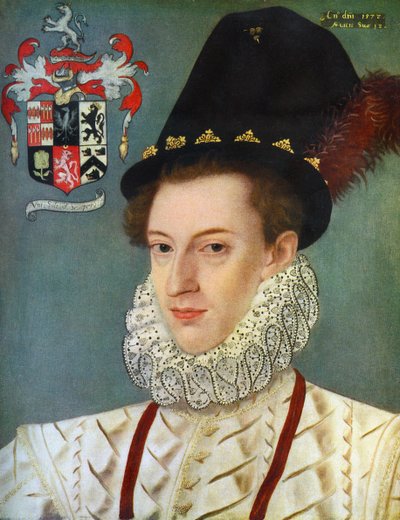 Sir Edward Hoby, 1560-1617 av Unbekannt
