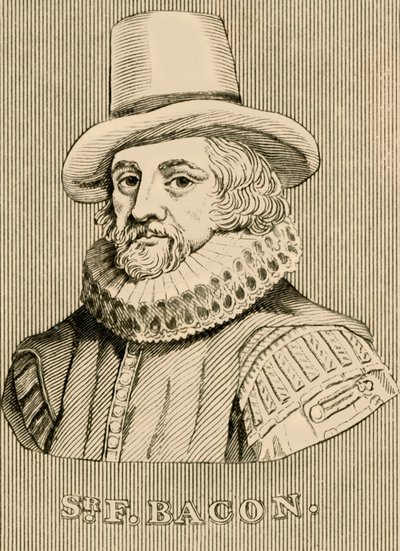 Sir Francis Bacon, 1561-1626, 1830. av Unbekannt