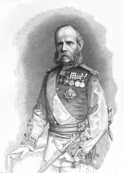 Sir Frederick Roberts, c1880 av Unbekannt