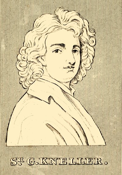Sir. G. Kneller, 1646-1723, 1830. av Unbekannt