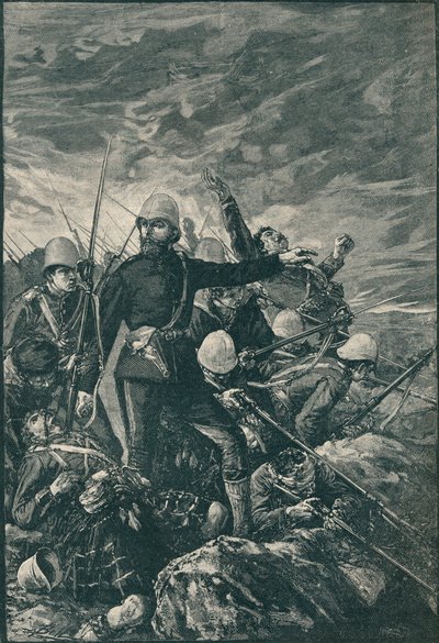 Sir George Colley ved Majuba Hill, 1906 av Unbekannt