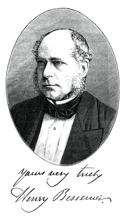 Sir Henry Bessemer, engelsk ingeniør, c1880 av Unbekannt