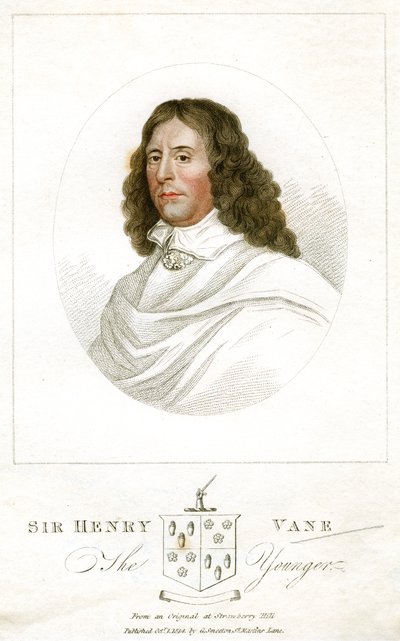 Sir Henry Vane den yngre , engelsk statsmann og forfatter, 1814 av Unbekannt