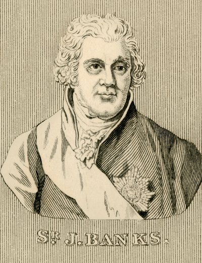 Sir J. Banks, 1743-1820, 1830. av Unbekannt