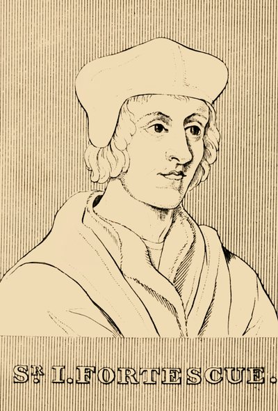 Sir J. Fortescue, c1394-1479, 1830. av Unbekannt