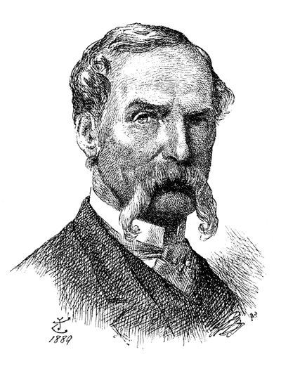 Sir John Tenniel , britisk kunstner og tegneserieskaper, 1889 1895 av Unbekannt