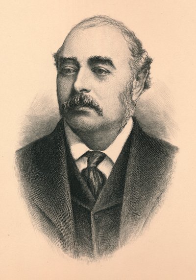 Sir Matthew White Ridley, 1. Viscount Ridley 1842-1904, britisk konservativ politiker og sta. av Unbekannt